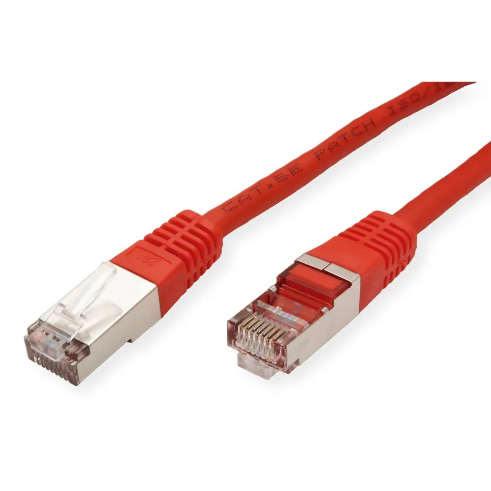 ROLINE Patchkabel Cat.5e (Class D) S/FTP, rot, 2 m