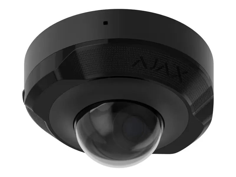 Ajax Systems Ajax Baseline DomeCam Mini - Netzwerk-Überwachungskamera - Kuppel - Innenbereich, Außenbereich - staubdicht / wasserresistent / stoßfest / manipulationssicher - Farbe (Tag&Nacht) schwarz