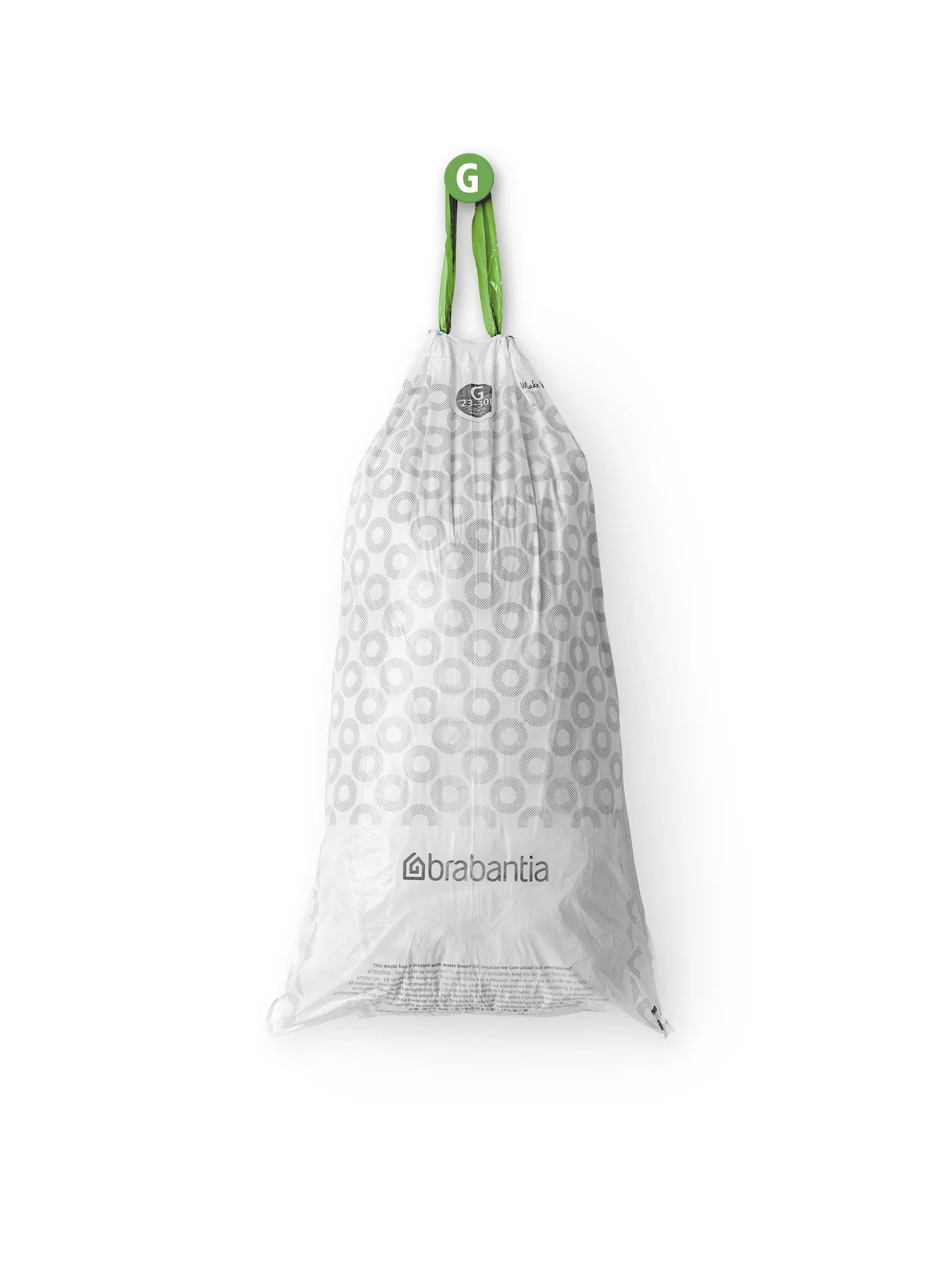 Brabantia Müllbeutel Rollenverpackung PerfectFit Beutel 23-30 L (G) 20Stk pro Rolle