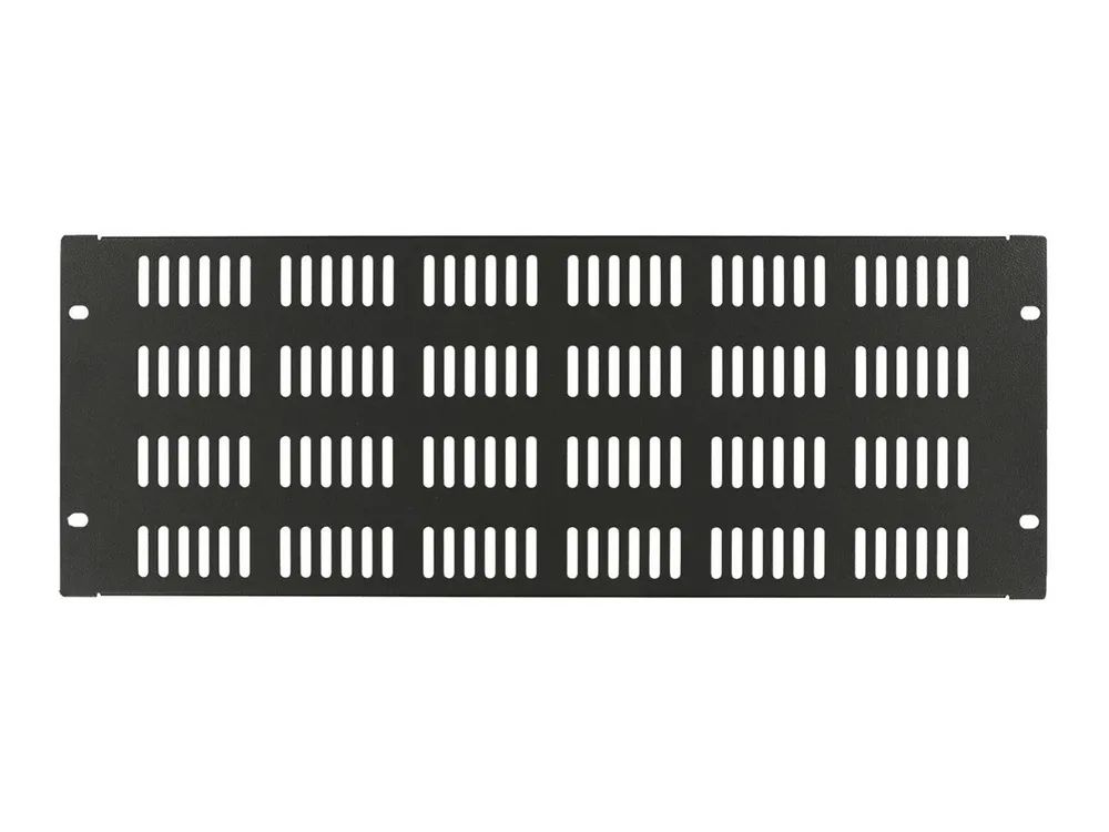 Lanview by Logon - Blindabdeckung - belüftet - Rack montierbar - Schwarz - 4U - 48.3 cm (19")