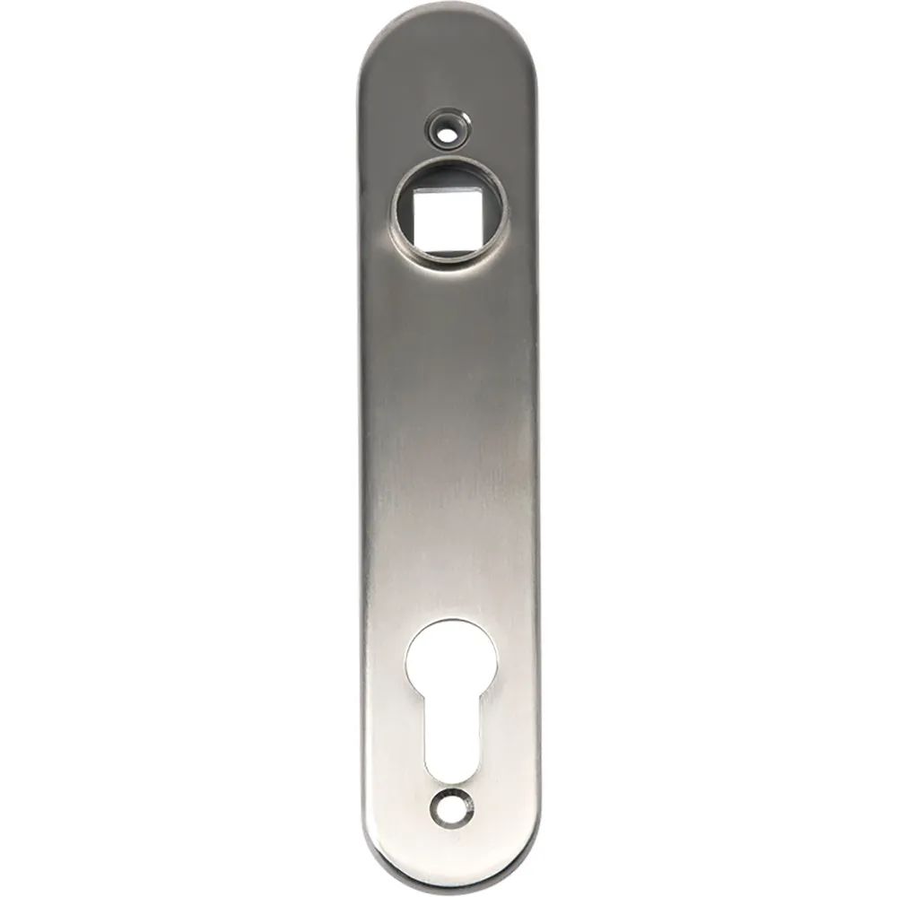 Locinox Langschild 3020-HYB-A2 für Rohrrahmenschlösser, 185 x 35 x 6 mm, Edelstahl