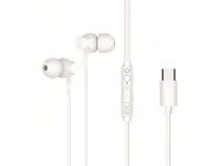 Conceptronic Headset In-Ear USB-C/Mikro/Bedien./+ ws - Kopfhörer - 20 KHz