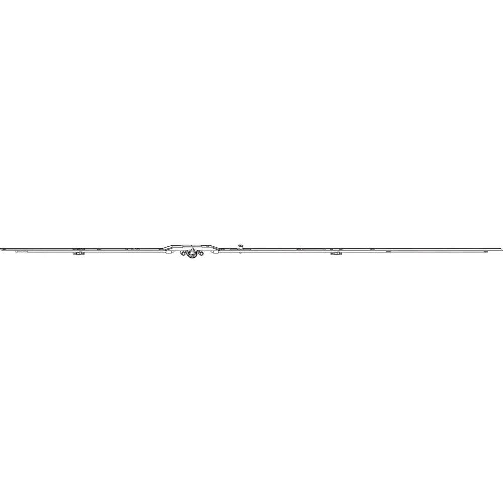 ROTO NT/NX DK-Getriebe KSR konstant DM 8 mm L=1090/513 mm 1V silber