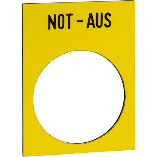 Schneider Electric SCHILD NOTAUS / SCHN.E ZB2BY420001