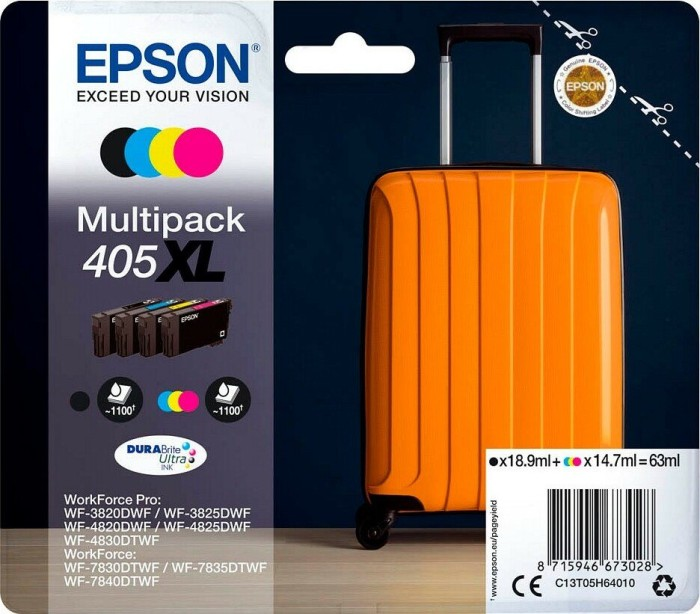 Epson Tinte Koffer 405XL Multipack, CMYK