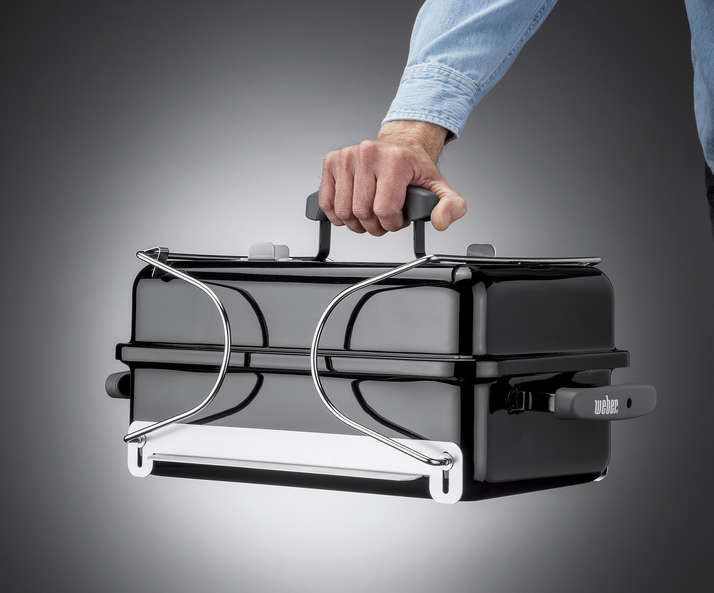 Weber Go-Anywhere Holzkohle, 42 x 26 cm, Black