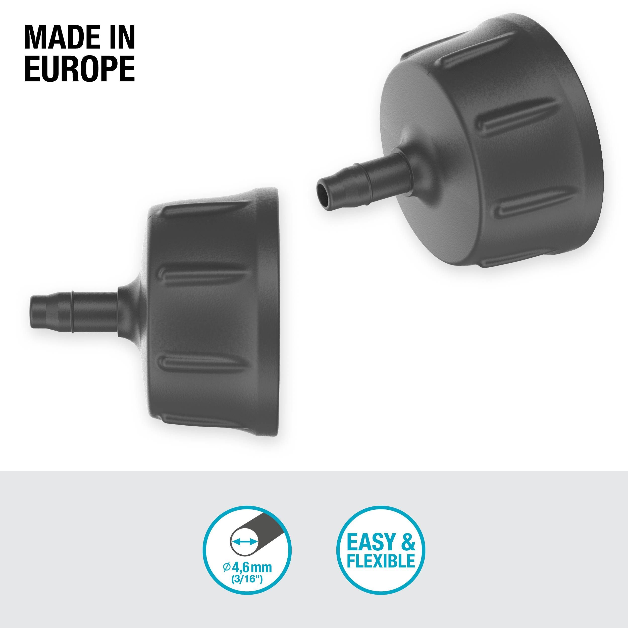 Gardena Micro-Drip-System Hahnanschluss 4,6 mm (3/16") - G 3/4"