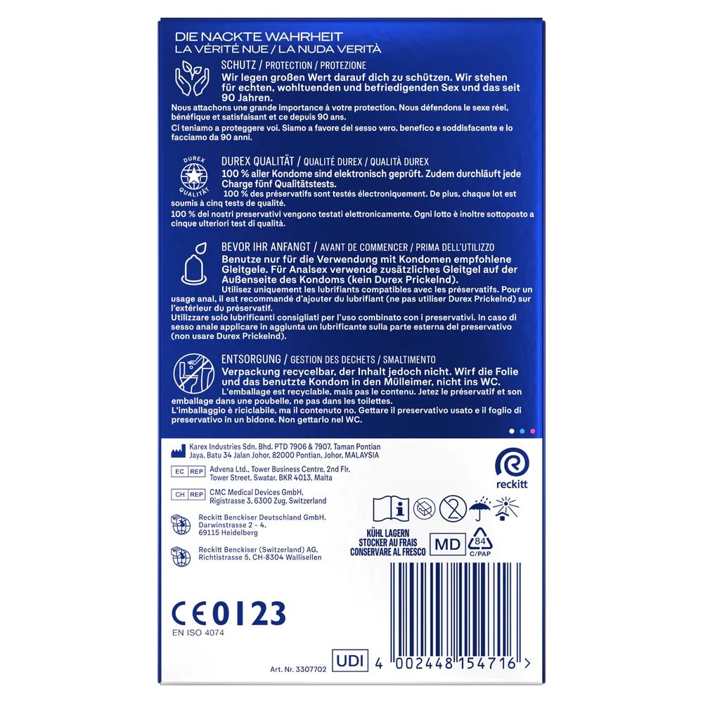 Durex Perfect Glide Kondom 10er - Analkondom