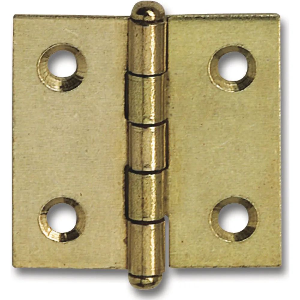 Schachermayer VVP SECOTEC Knopfscharniere gerade 30X30 mm Stahl vernickelt SB-2 BL1