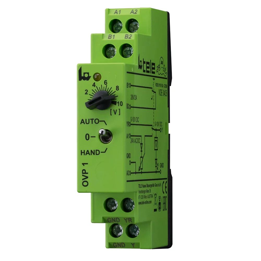 Tele Haase ANALOGWERTGEBER 0 BIS 10VDC / TELEHA OVP1 24VAC/DC 170012
