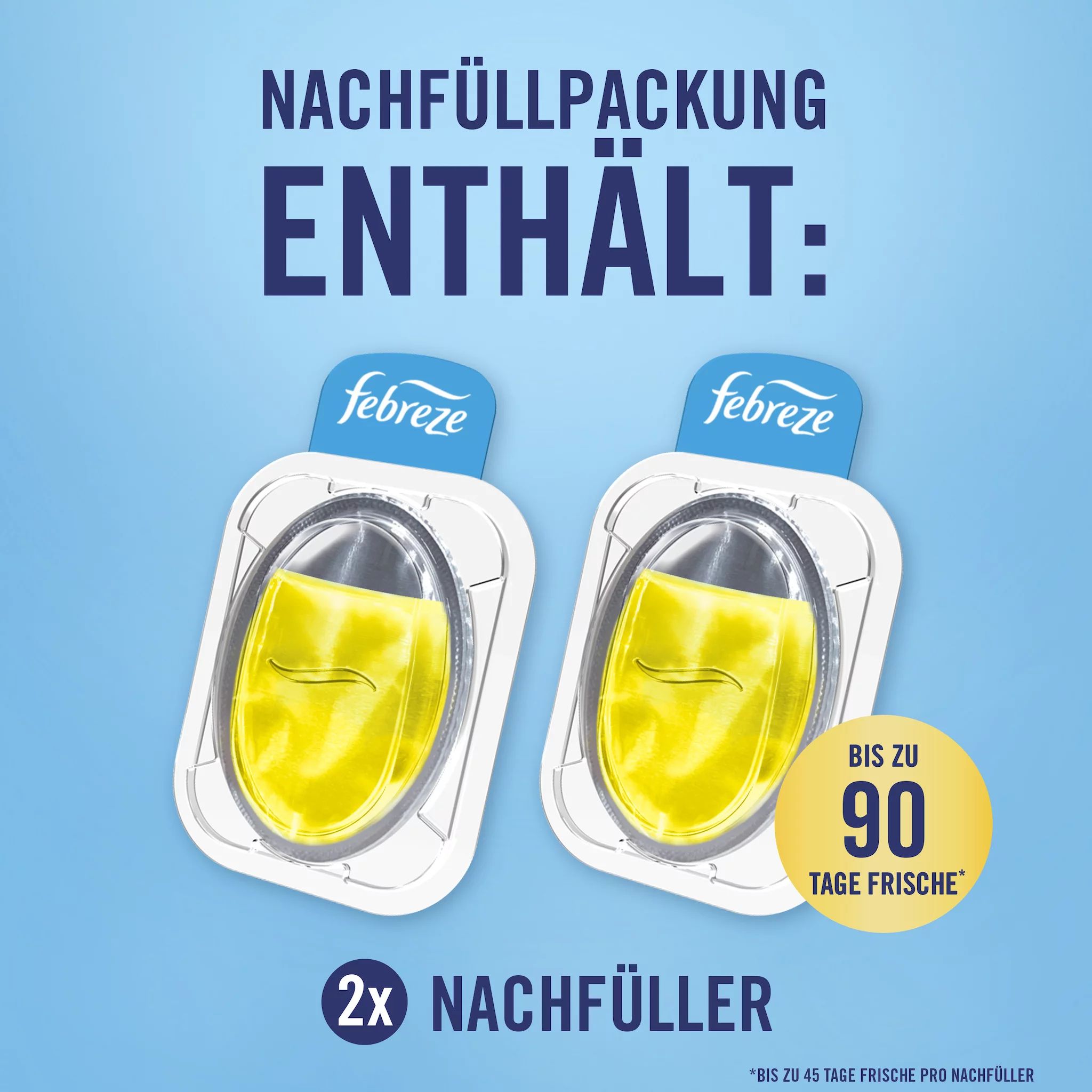 Febreze Mülleimererfrischer Nachfüller Zitrusfrische Duo = 9,76ml