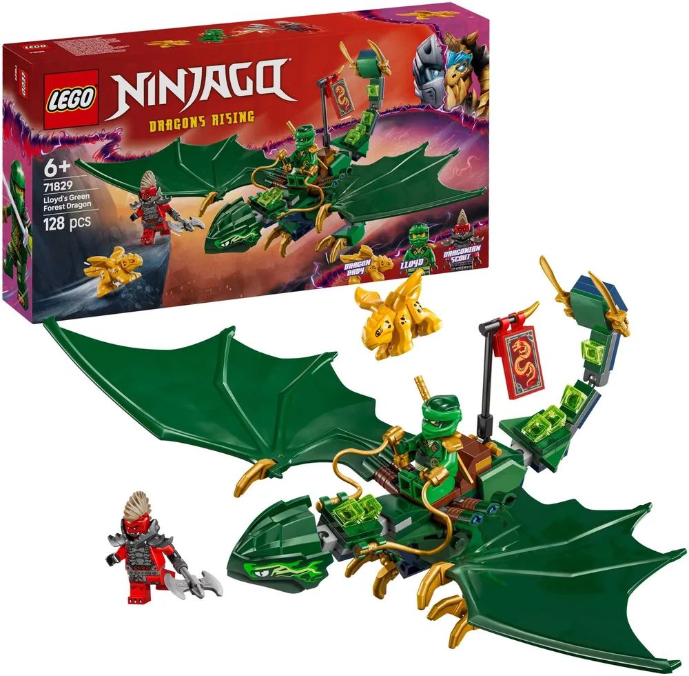 LEGO 71829 Ninjago Lloyds grüner Walddrache