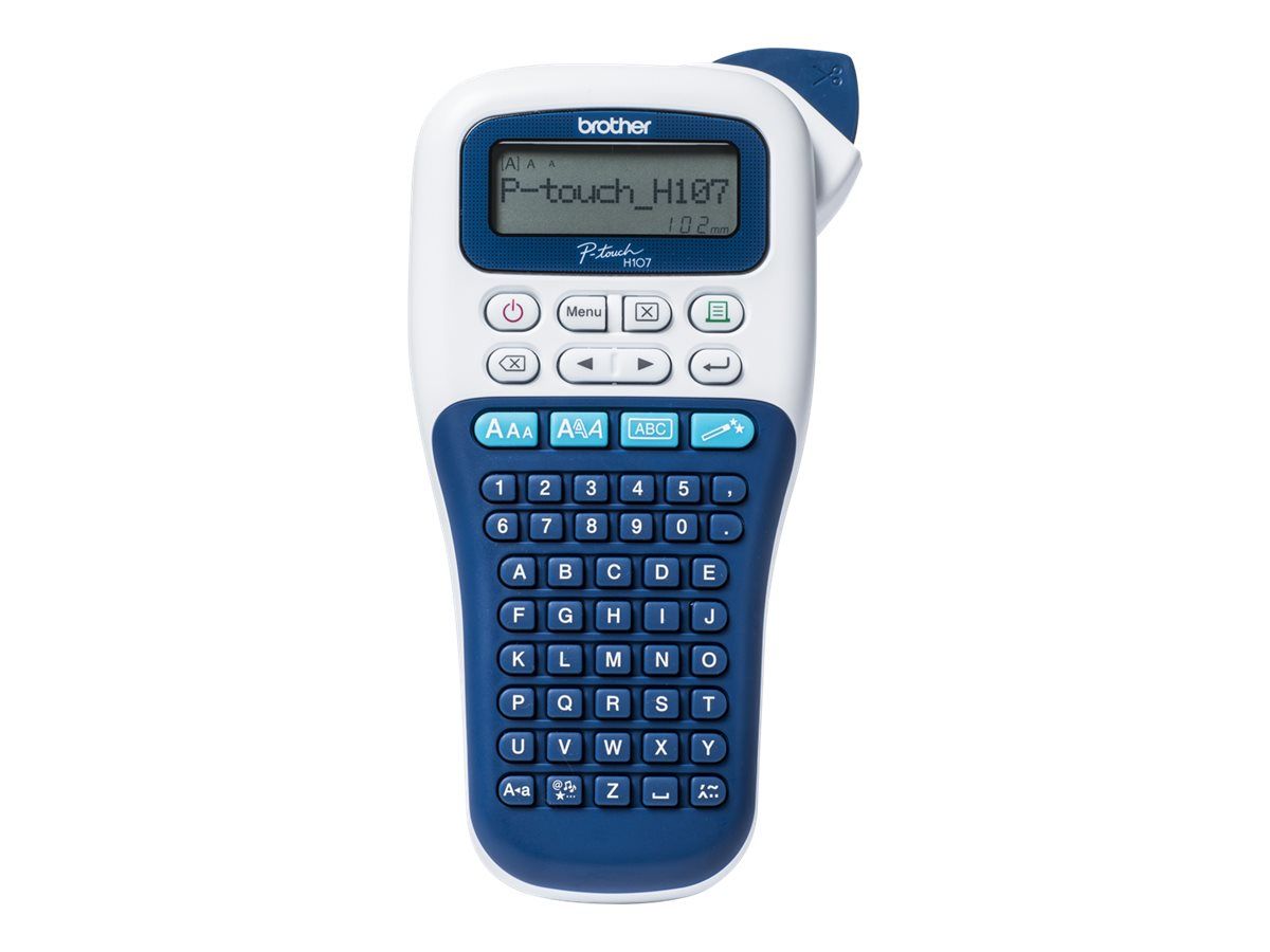 Brother P-Touch PT-H107B - Beschriftungsgerät - s/w - Thermotransfer - Rolle (1,2 cm)