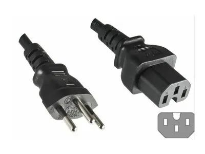 MicroConnect Stromkabel - SEV 1011 (M) zu IEC
