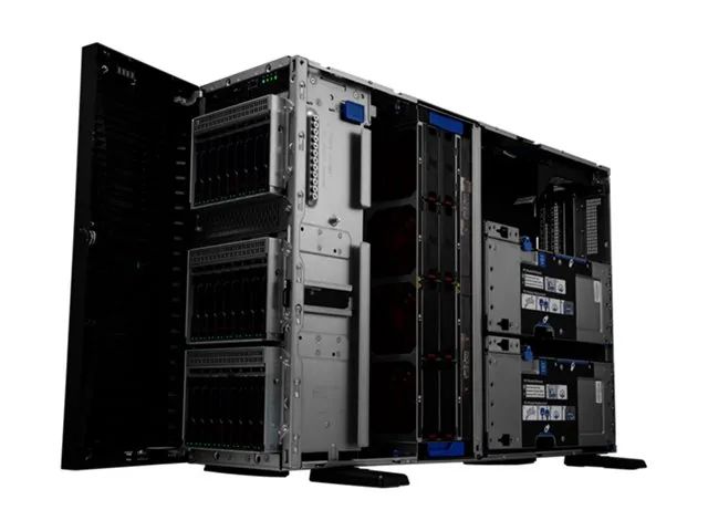 HPE ProLiant ML350 Gen11 - Server - Tower - 4U - zweiweg - 1 x Xeon Silver 4509Y / 2.6 GHz - RAM 64 GB - SATA/SAS/NVMe - Hot-Swap 6.4 cm (2.5")