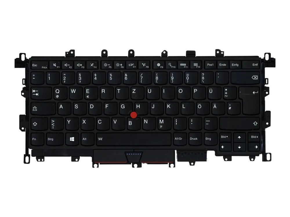 Lenovo Chicony - Ersatztastatur Notebook - mit Trackpoint - hinterleuchtet - QWERTZ - Deutsch - FRU - für ThinkPad X1 Yoga (1st Gen)