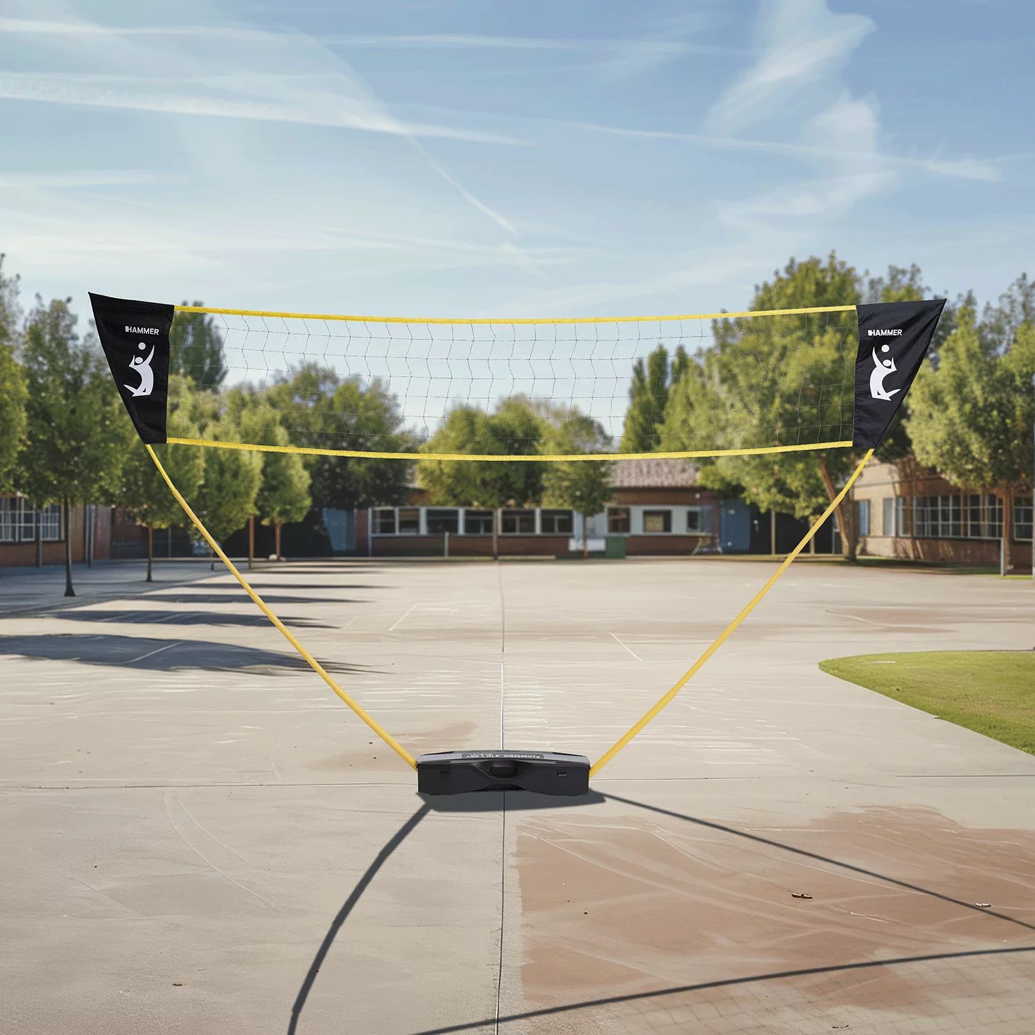 Hammer Volleyballnetz 4.2m incl. Courtline  
