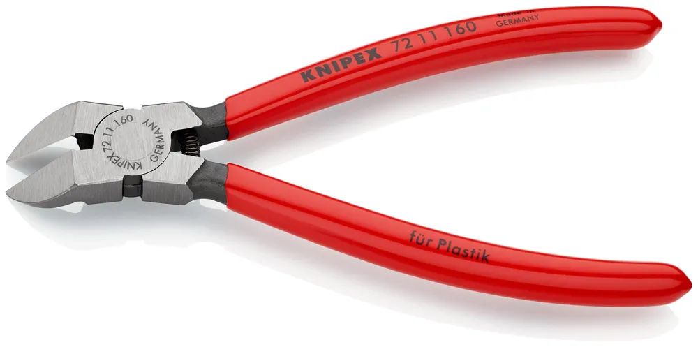 KNIPEX Seitenschneider für Kunststoff mit Kunststoff überzogen 160 mm
