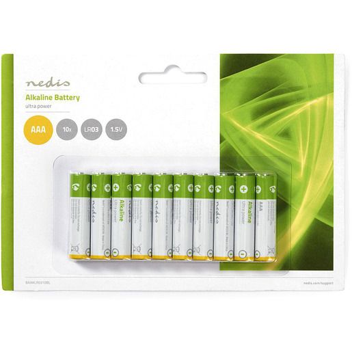 Nedis ALKALI-BATTERIE AAA 1,5V / NEDIS BAAKLR0310BL/10STK BAAKLR0310BL