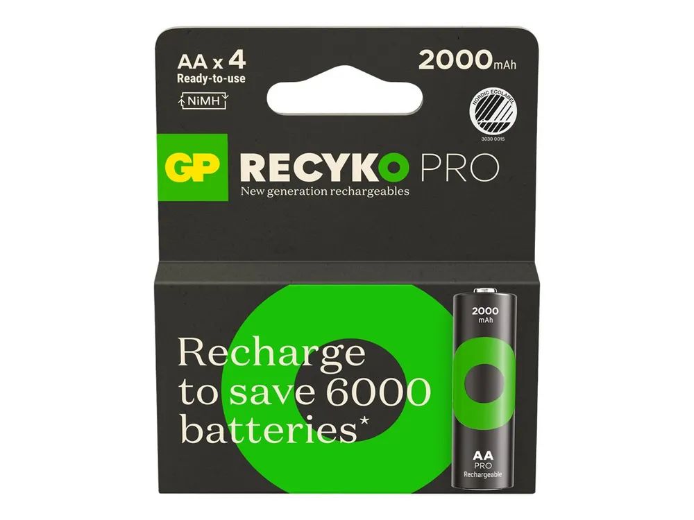 GP Battery GP ReCyko Pro - Batterie 4 x AA-Typ - NiMH - (wiederaufladbar)