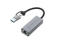 Conceptronic ABBY08G Gigabit USB 3.0 Netzwerkadapter - Adapter - Digital/Daten