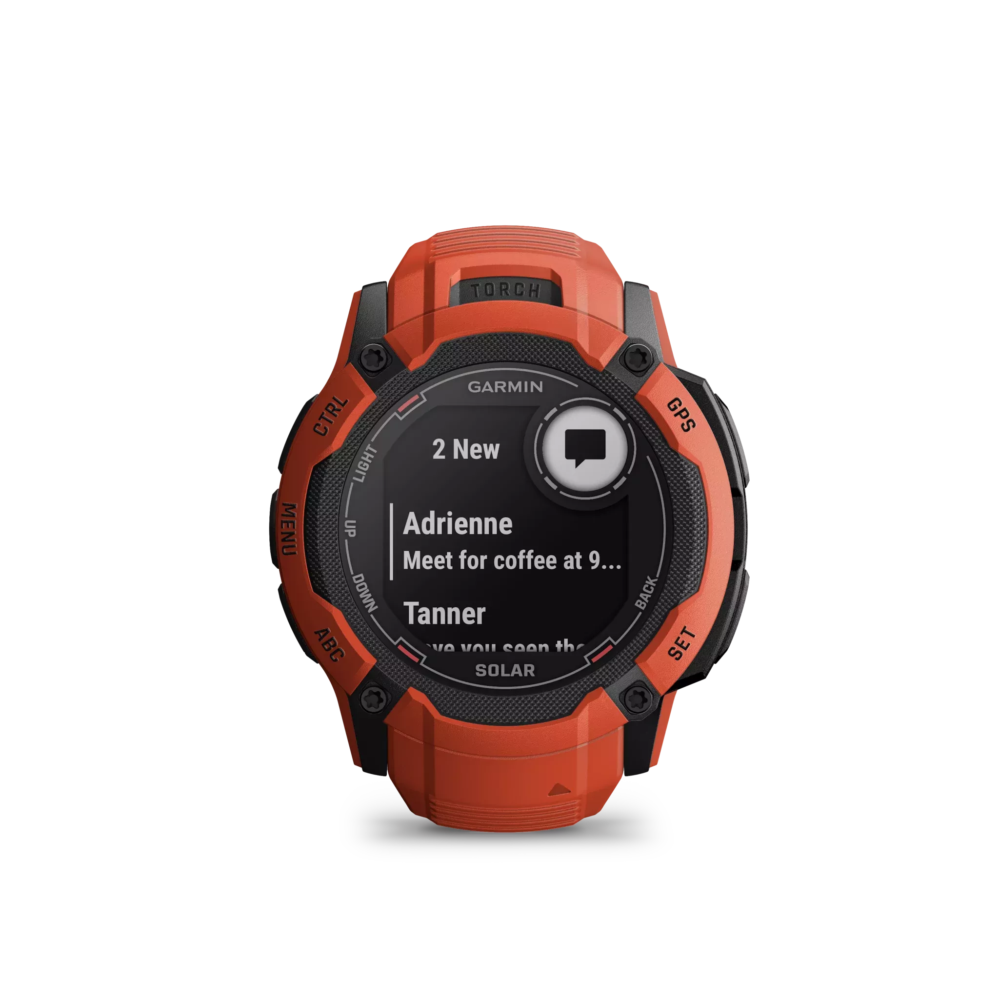 Garmin Instinct 2X Solar, Rot