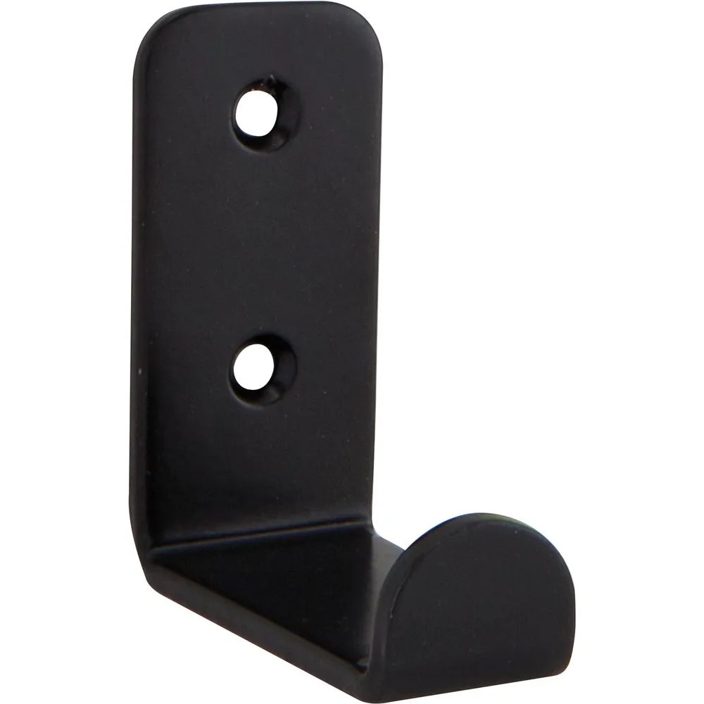 Pohl Mantelhaken Amenti Breite 25 mm, Höhe 54 mm, Stahl schwarz