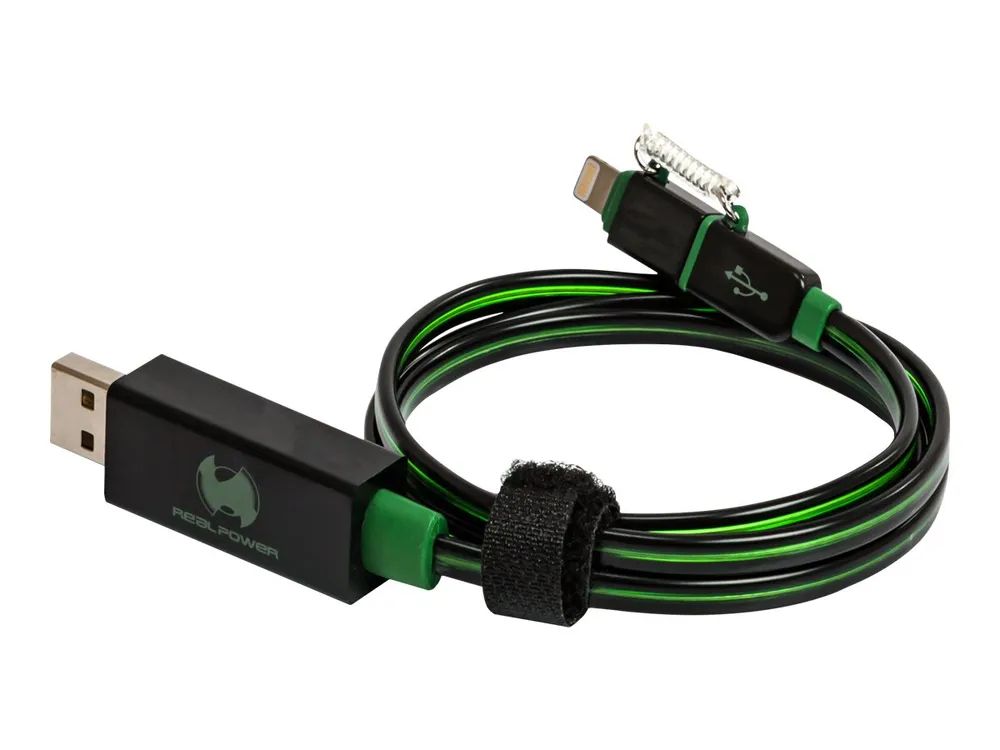 RealPower floating cable 2in1 - Lade-/Datenkabel