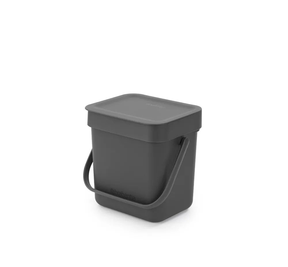 Brabantia Abfallbehälter 'Sort & Go', 3L - Grey