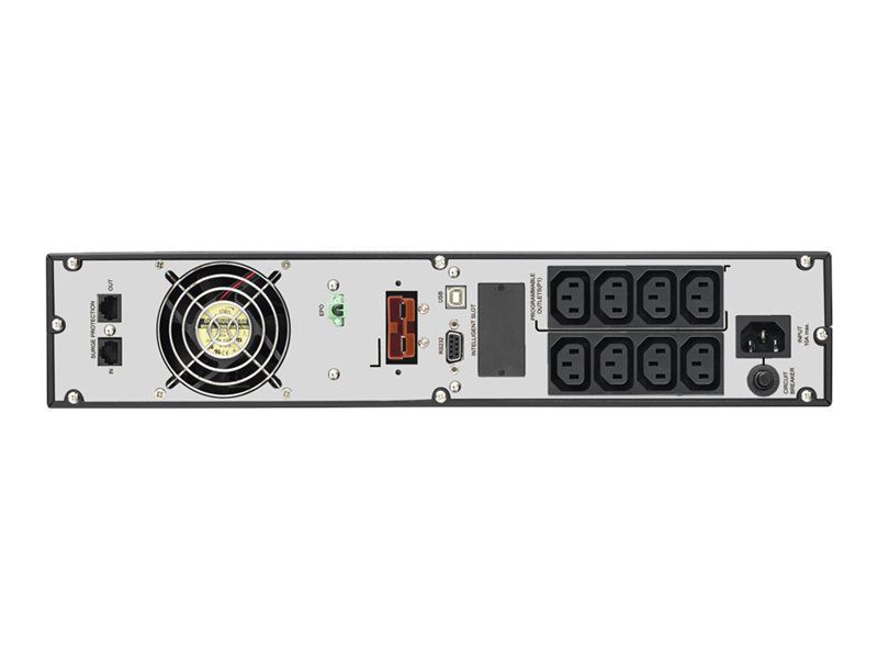 BlueWalker PowerWalker VFI 1000RM LCD - USV - 900 Watt - 1000 VA - 7 Ah - RS-232, USB - Ausgangsanschlüsse: 6 - 2U - 48.3 cm (19")