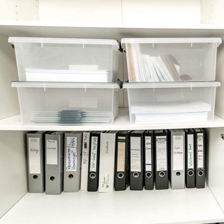 Rotho Stapelbox A4, hoch, 19 l COMPACT