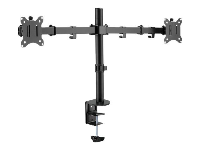DIGITUS Dual Monitorhalter mit Klemmbefestigung