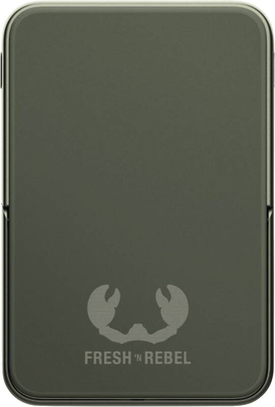 Fresh 'n Rebel Magnet Wireless Powerbank 5000mAh Dried Green