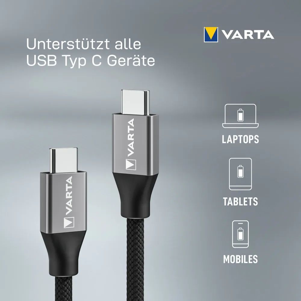 VARTA Cable USB Type C - USB Type C