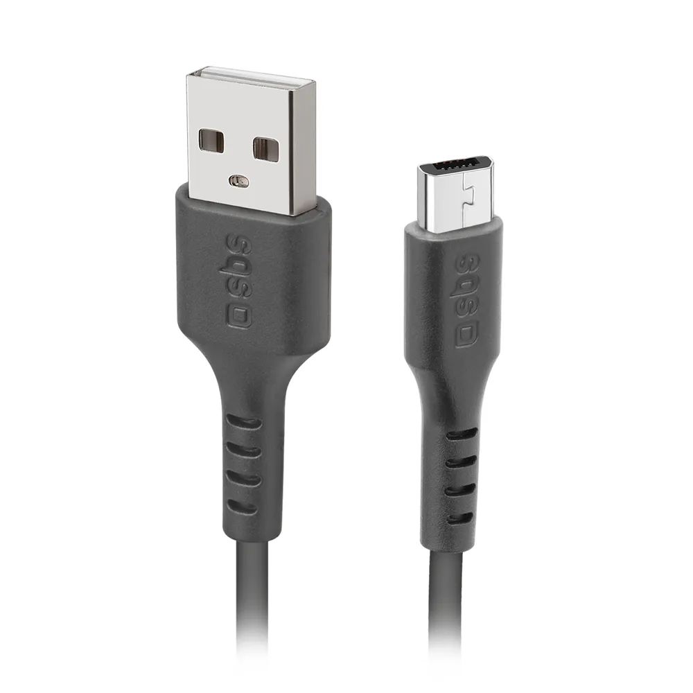 SBS Daten- u. Ladekabel, USB-A  Micro-USB, 3m