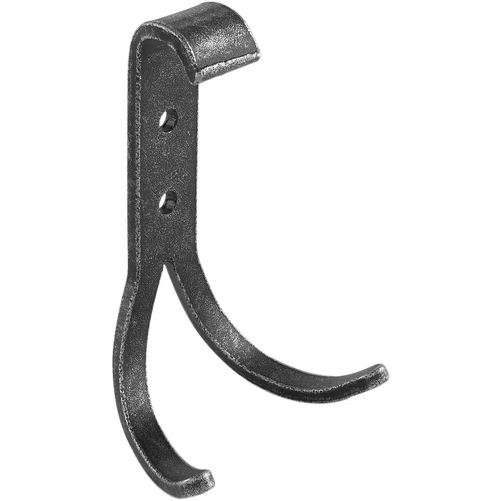 Halcö Mantelhaken Kappl B 55 mm, H 112 mm, Eisen schwarz verzinkt passiviert