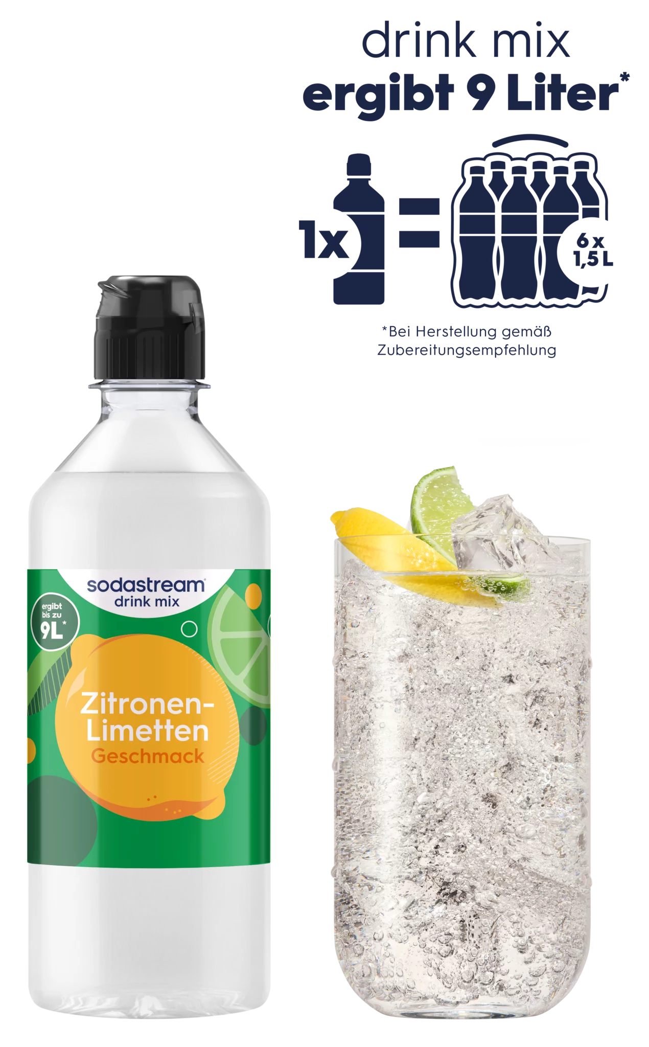 SodaStream drink mix Zitrone-Limette 440ml