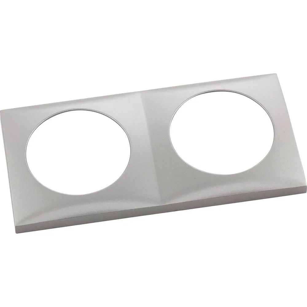 BERKER Integro Flow Rahmen 2-fach Edelstahl Effekt
