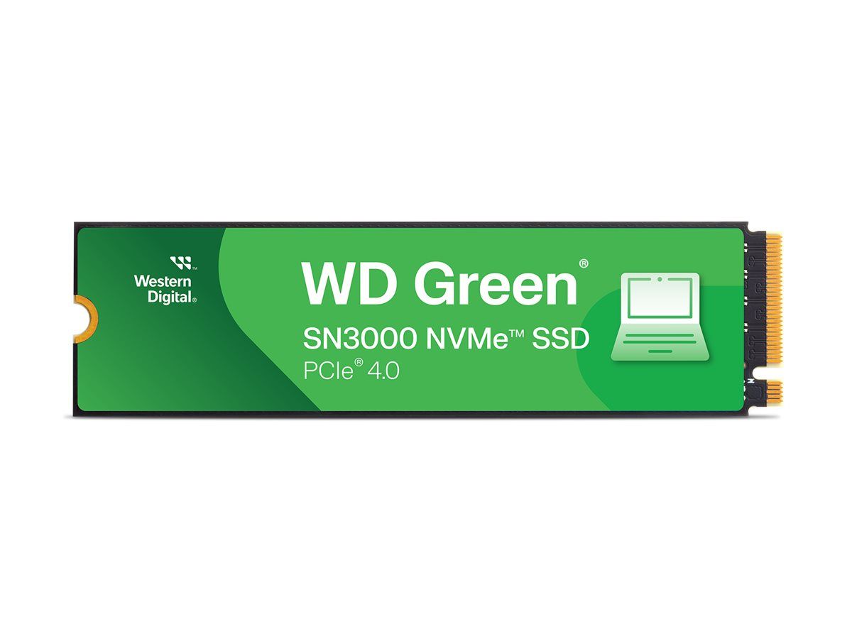 WD Green SN3000 WDS500G4G0E-00CPS0 - SSD - 500 GB - intern - M.2 2280 - PCIe 4.0 x4 (NVMe)