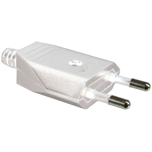 Bachmann EURO-STECKER MIT SCHRAUBANSCH. / BACHMA 900.011 WEISS (VE=3) 900.011