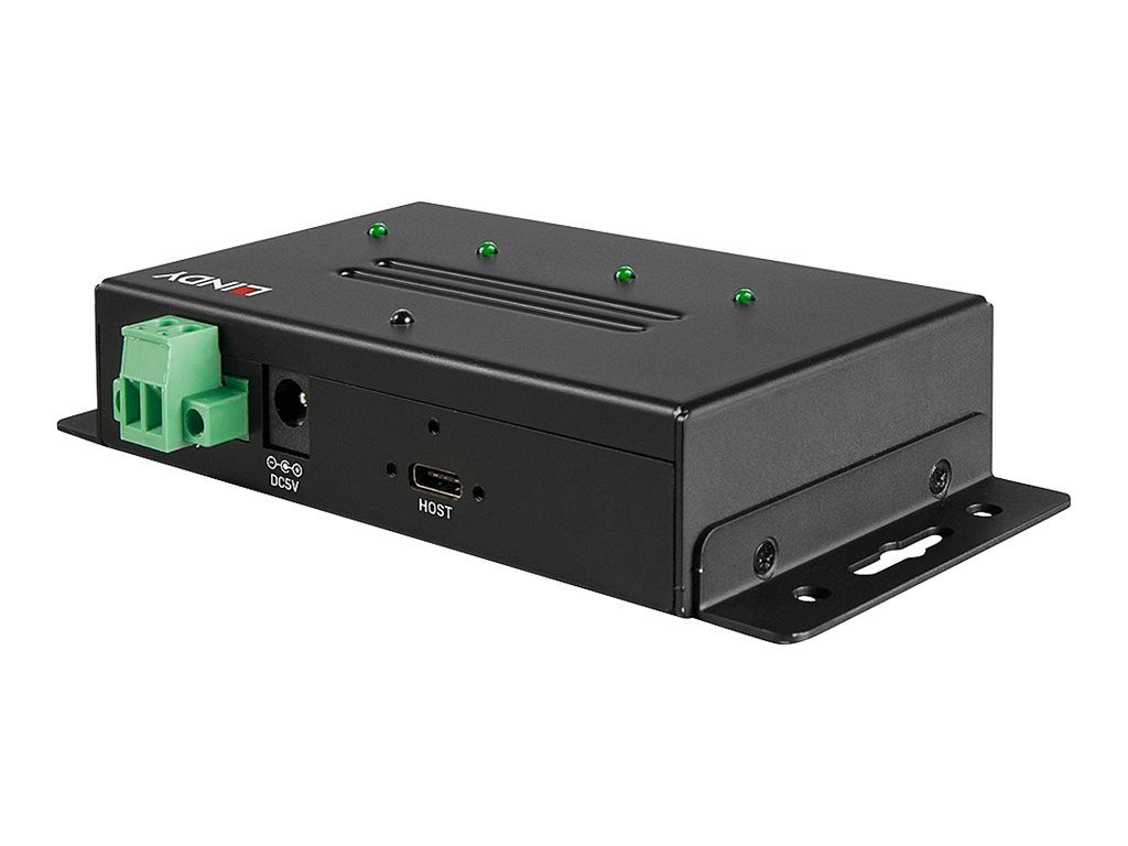Lindy 4 Port USB 3.1 Gen 2 Type C Metal Hub - Hub