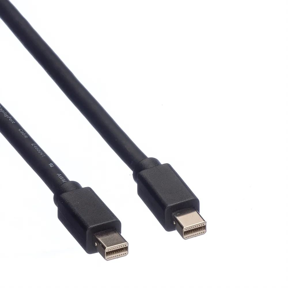ROLINE DisplayPort Kabel, Mini DP ST - Mini DP ST, schwarz, 2 m