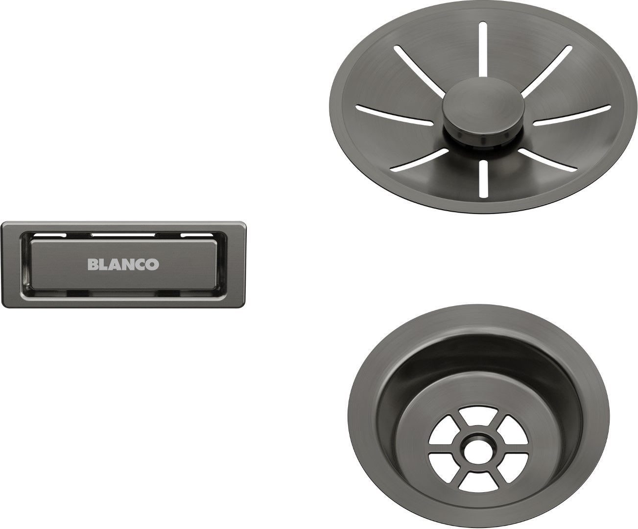 BLANCO Ablauf-/Überlaufset für Einzelbecken