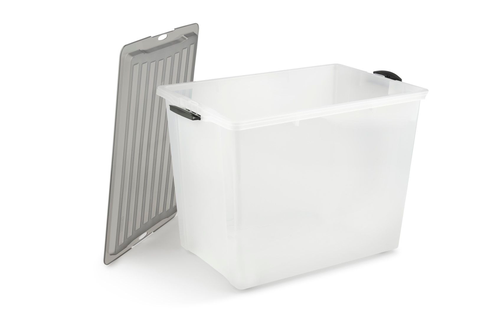 Rotho Stapelbox A3 mit Rollen, 70 l COMPACT