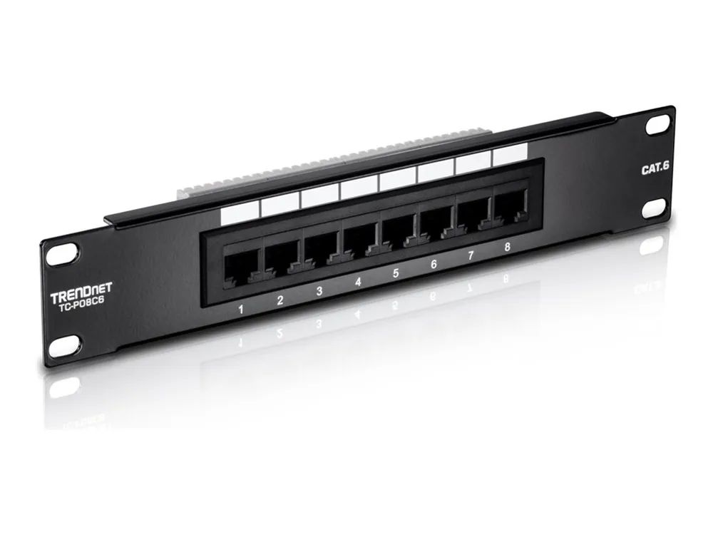 TRENDnet Patch Panel - CAT 6 - 8 Ports