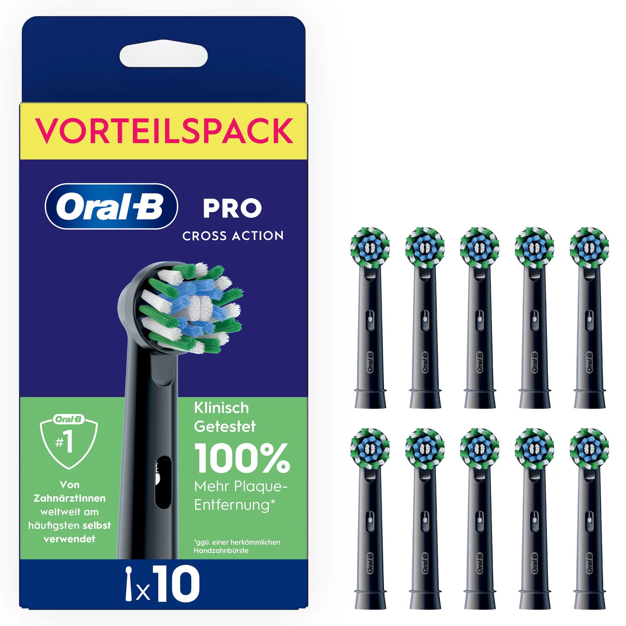 Oral-B Pro CrossAction Schwarz 10er
