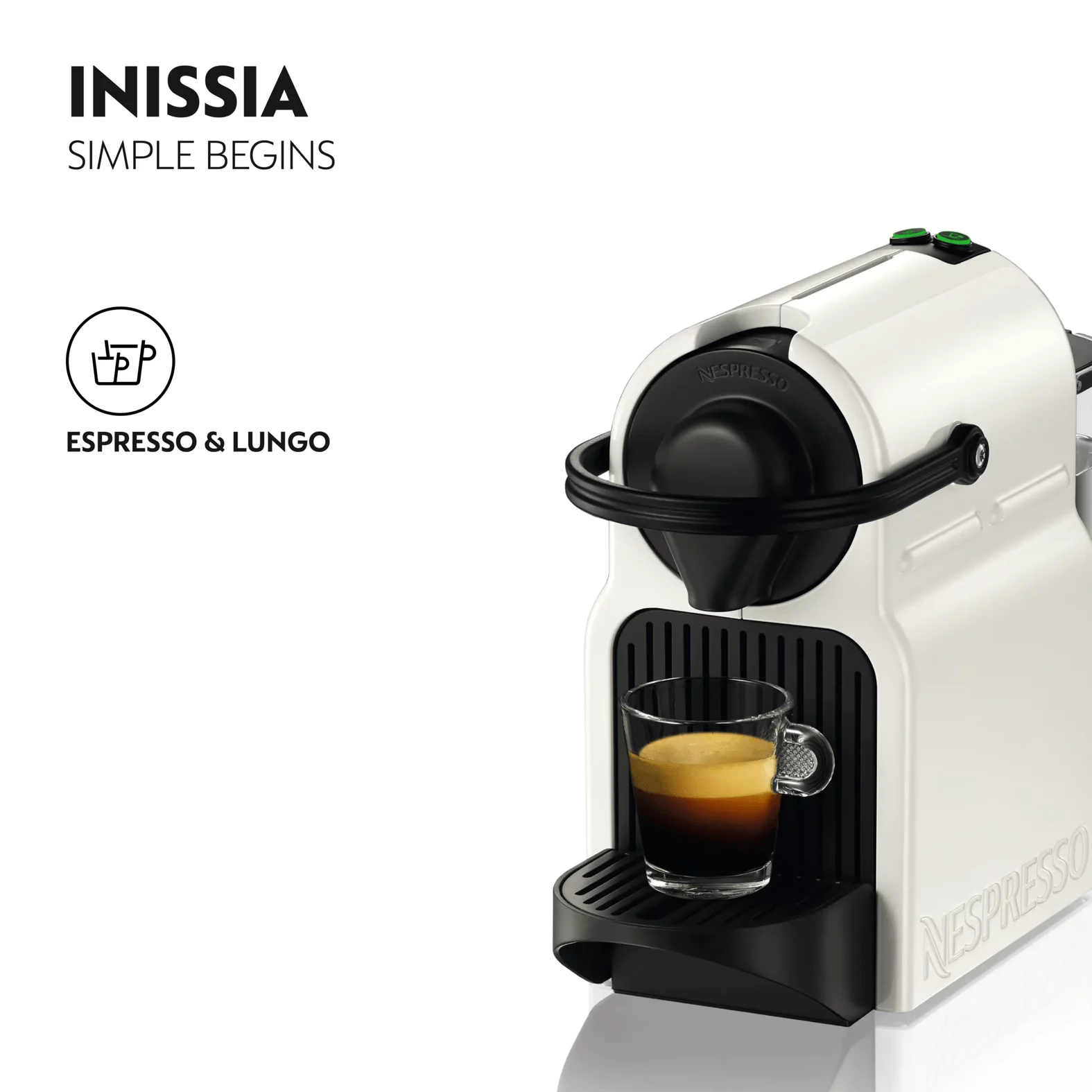 Krups Nespresso Inissia Weiß XN1001