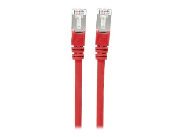 Intellinet Network Patch Cable, Cat6, 5m, Red, Copper, S/FTP, LSOH / LSZH, PVC, RJ45, Gold Plated Contacts, Snagless, Booted, Lifetime Warranty, Polybag - Patch-Kabel - RJ-45 (M)