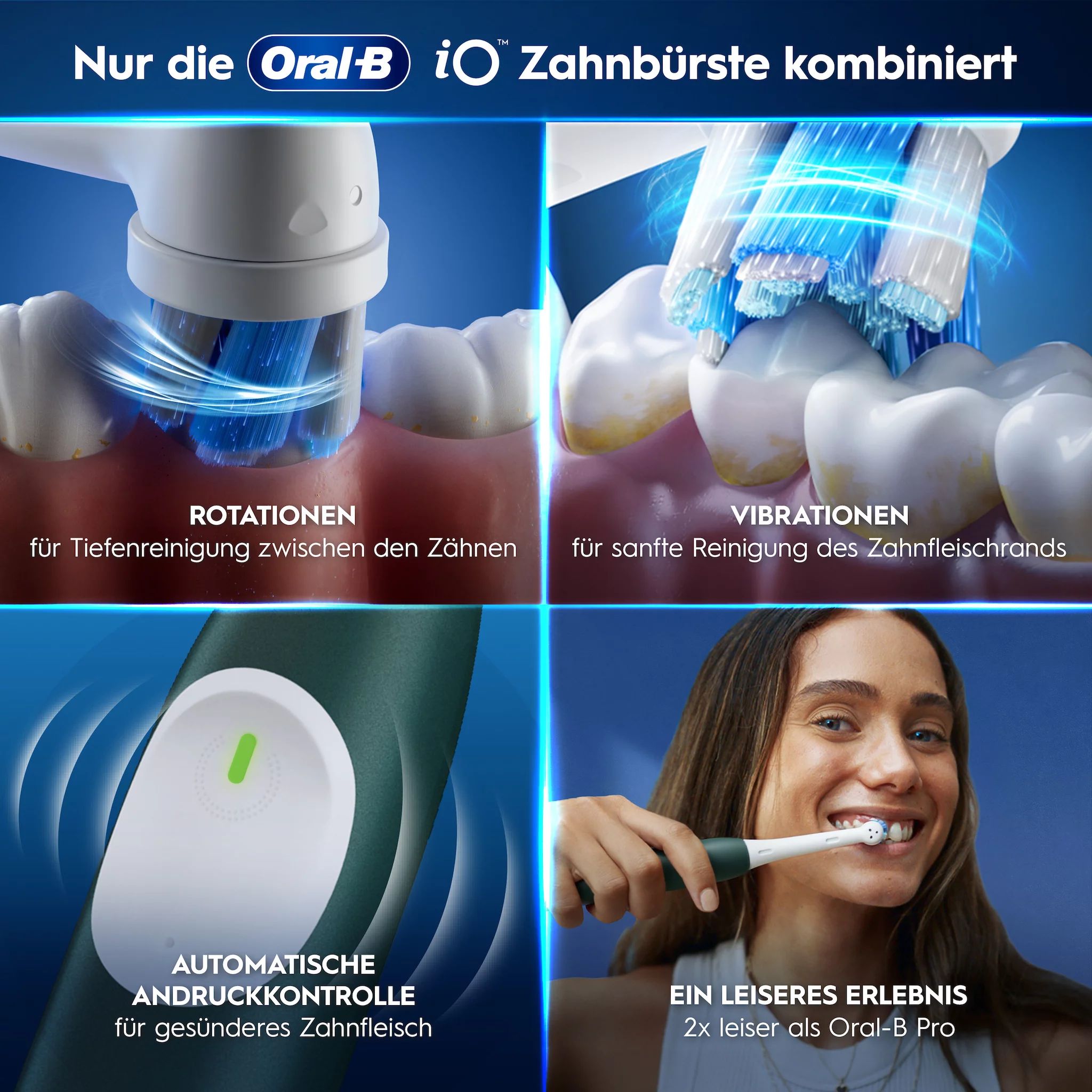 Oral-B iO Series 2, mit Reiseetui Forest Green