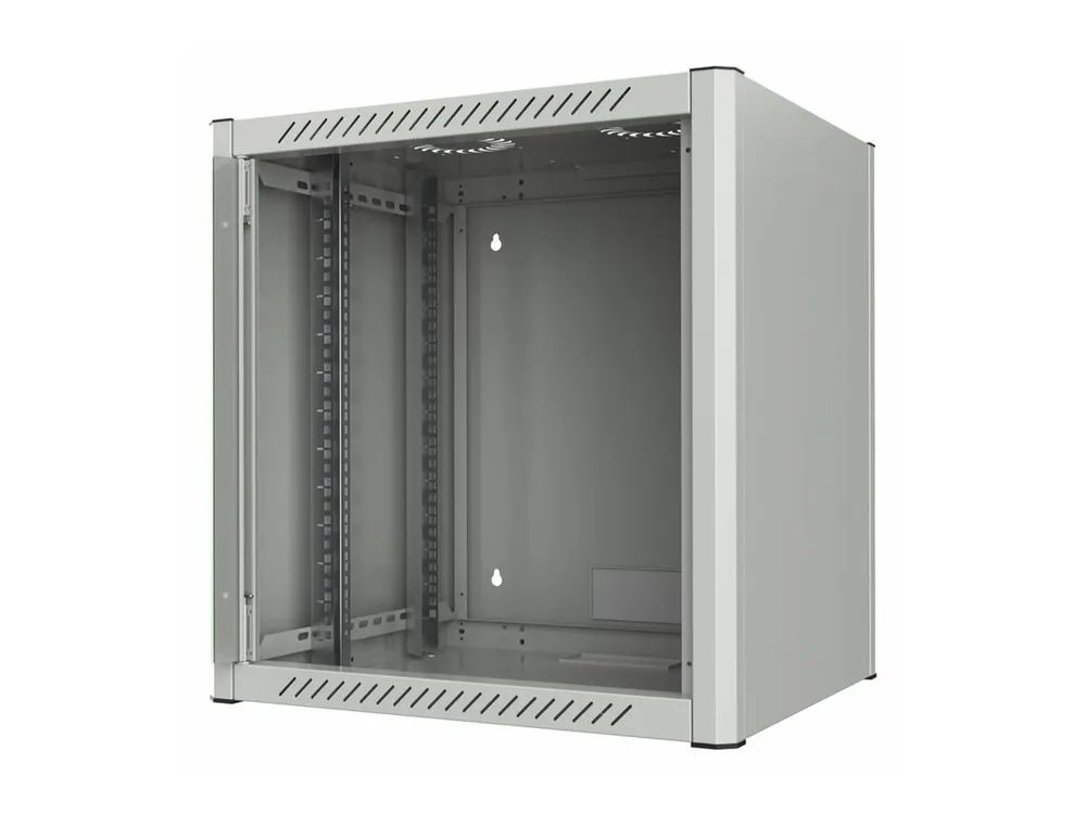 Lanview by Logon - Schrank Netzwerkschrank - 60 x 56 - geeignet für Wandmontage - weiß, RAL 7035 - 12U - 48.3 cm (19")